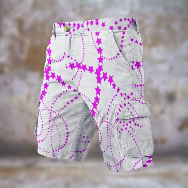 Cargohose mit Roxy - Hose, lang oder kurz, bunt, 100% Polyester, Grösse S-5XL, fester Stoff, Normale Passform, Mischling, Mix, Bullterrier, Bulli